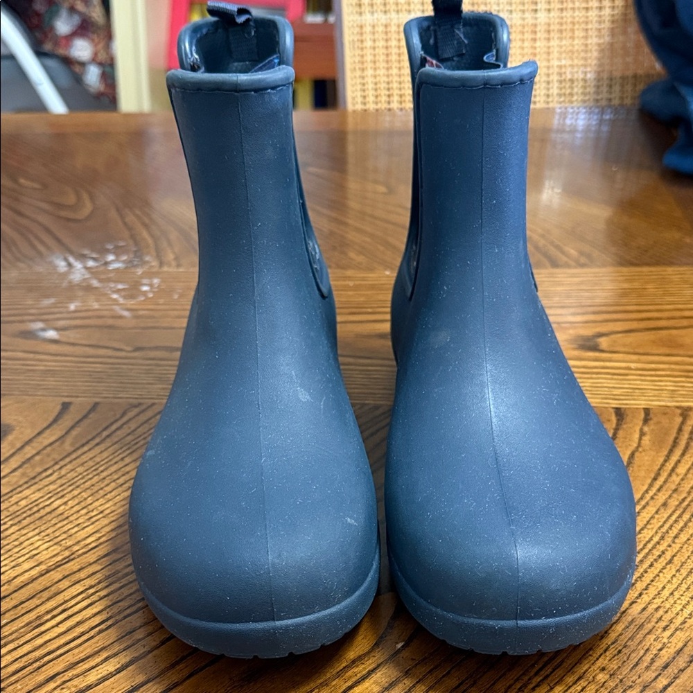 CROCS- Chelsea Freesail- Dark Blue Rain Boots